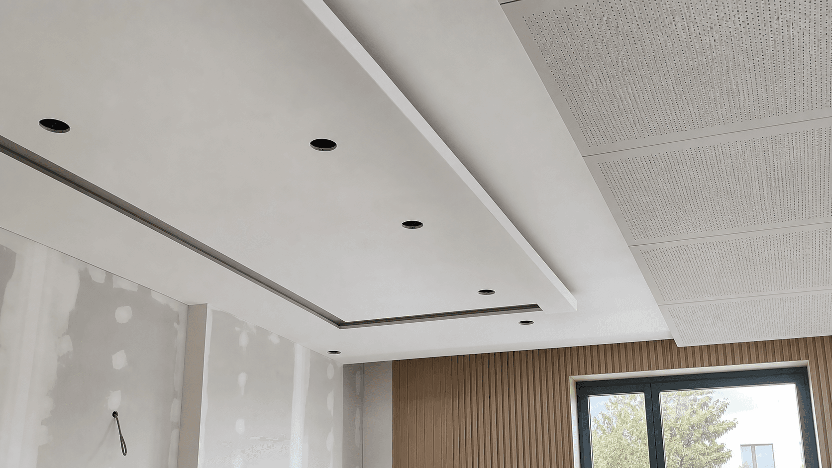 Decken- und Akustikarbeiten im Innenausbau