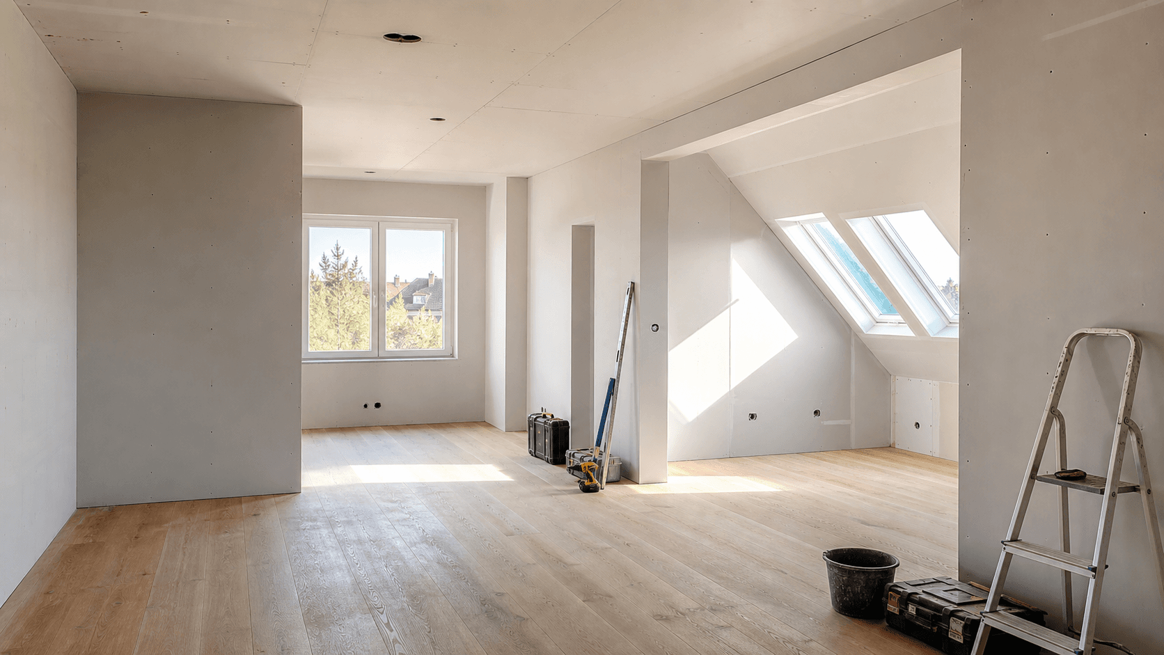 Dachraum im Ausbau
